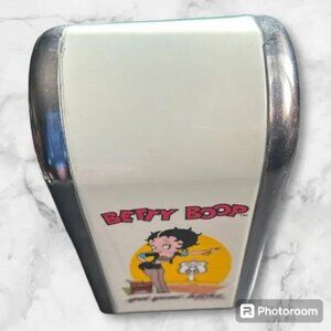 1996 get your kicks BETTY BOOP Napkin Dispenser/Holder, Vintage